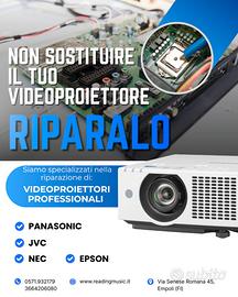 Riparazione Videoroiettori Epson NEC Panasonic JVC