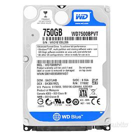 Disco Rigido WD 750GB