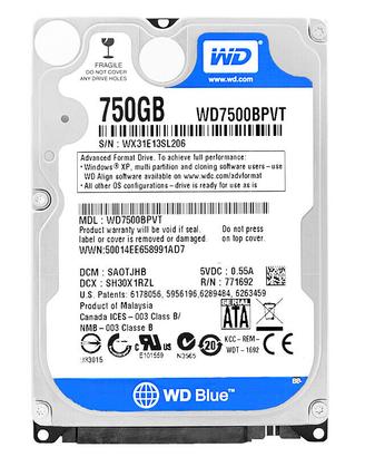 Disco Rigido WD 750GB