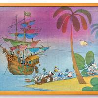 Puzzle Mordillo – Isola Tropicale con Nave