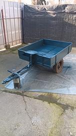 rimorchio per motocoltivatore trattore 