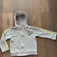 Felpa con zip bimbo 3 anni