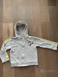 Felpa con zip bimbo 3 anni