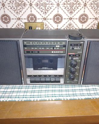 Radio registratore SANYO M9707F vintage anni 80