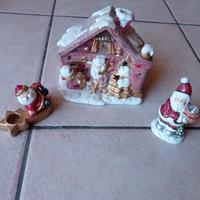 Porta candele natalizi 