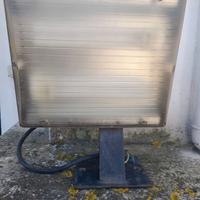 3 faretti da giardino