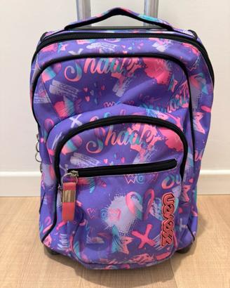 SET SCUOLA SEVEN TROLLEY E ASTUCCIO 3 ZIP