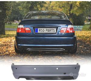 PARAURTI POSTERIORE BMW E46 COUPE 98-06 LOOK M PDC