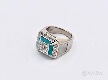 chantecler anello sigillo chevalier ring oro 18 kt