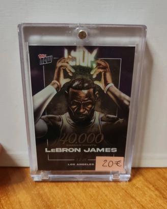 Carta Nba Topps Now LeBron James 40k Carrier point