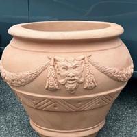 Vaso resina orcio terracotta Elbi