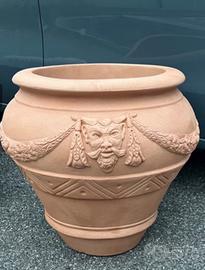 Vaso resina orcio terracotta Elbi