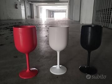 calici in plastica riutilizzabili