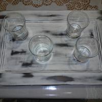 vassoio in legno shabby