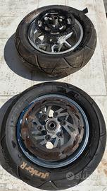 Coppia di cerchi completi per minimoto DM