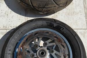 Coppia di cerchi completi per minimoto DM