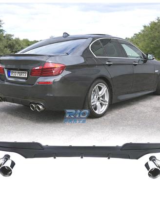 DIFFUSORE BMW F10 F11 LOOK M PERFORMANCE + TERMINA