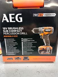 Trapano avvitatore a percussione AEG 18w Brushels 