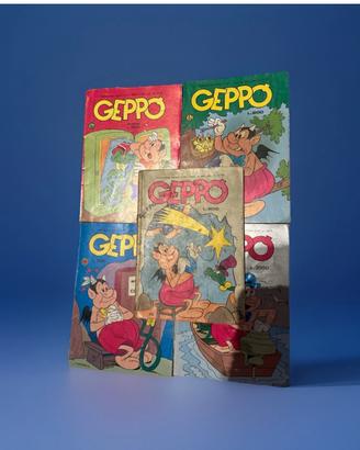 Geppo n. 5 fumetti lotto