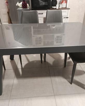 tavolo soggiorno cucina + 4 sedie