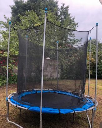 Tappeto elastico da giardino, trampolino
