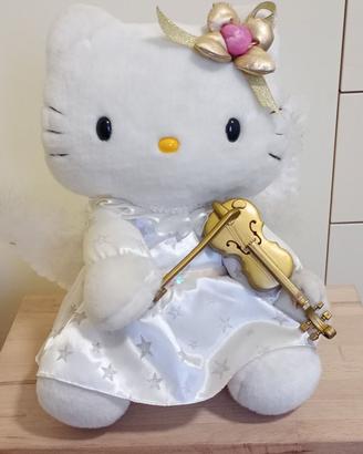 Plush toy Hello Kitty che suona il violino