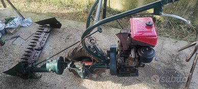 Motofalciatrice mono ruota barra laterale