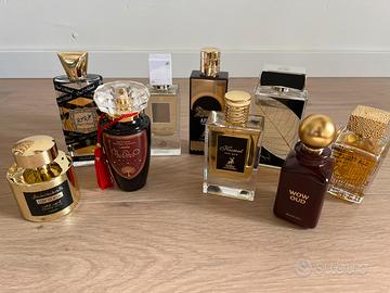 Lotto di 9 profumi arabi
