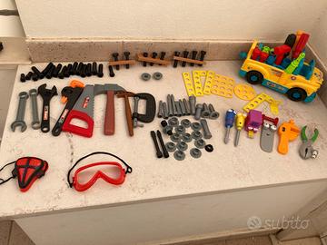 Attrezzi da lavoro in plastica per bambini
