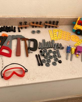 Attrezzi da lavoro in plastica per bambini