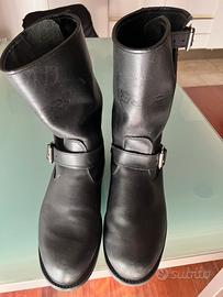 Stivali in pelle da moto TCX goretex n.43