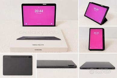 Samsung Galaxy Tab S7 FE 5G 128GB + Cover + Scatol