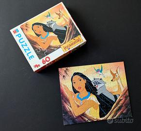 Puzzle Disney Pocahontas 60 pezzi MB vintage anni