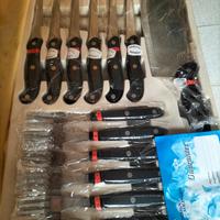 Set coltelli , forchette e mannaia marca Solingen