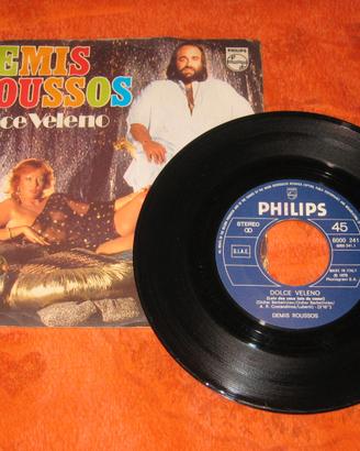 Demis Roussos Dolce Veleno 45 giri Vinile