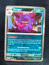 gengar holo foil 050/088 Pokémon card 