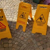 Segnale usato "pavimento bagnato"