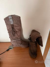 Stivali in camoscio donna