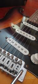 chitarra con amplificatore 