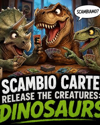 Mancolista Release the Creatures Dinosaurs