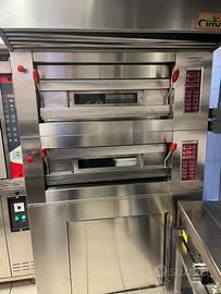 FORNO CIMAV 2 CAMERE + CELLA LIEVITAZIONE IN OTTIM