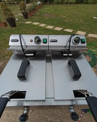Friggitrice professionale doppia Hendi 2x8 litri a