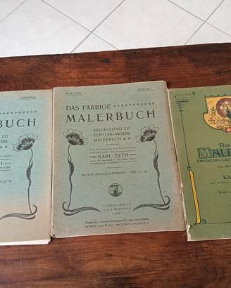 Lotto 3 Fascicoli originali: "Das farbige Malerbuc
