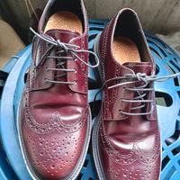 scarpe all' inglese in vera pelle 