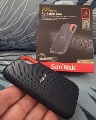 SSD Esterno SanDisk Extreme 4TB NVMe USB-C
