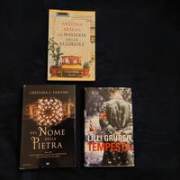 set 3 libri italiani