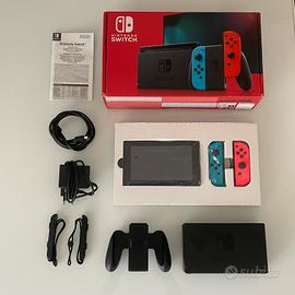 Nintendo Switch V2 Console Come Nuova Completa