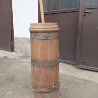 Zangola verticale in legno antica