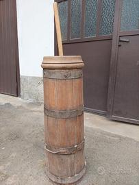 Zangola verticale in legno antica