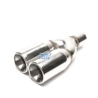 TERMINALE SCARICO DOPPIO TONDO GRANDE IN ACCIAIO I